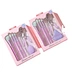 6 pcs Cosmetic Face Makeup Brush Set + Eyelash curler + powder puff